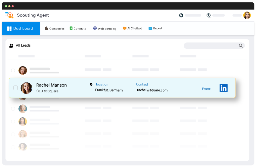CloudApper-AI-RevOps-Scouting-Agent-Screenshot